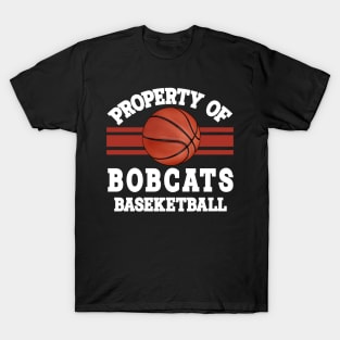 Proud Name Bobcats Graphic Property Vintage Basketball T-Shirt
